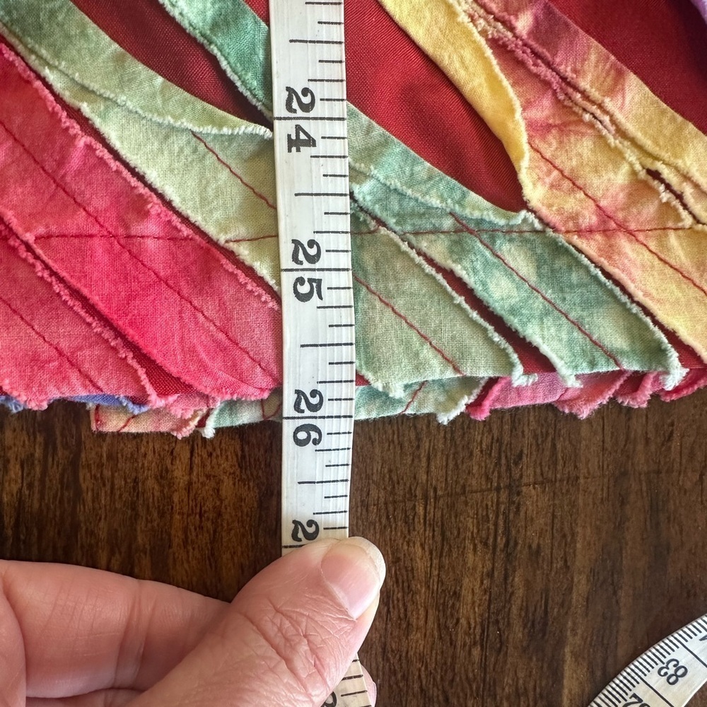 Keren Hart | Vintage Colorful Artsy Cotton Rainbow Jacket, Size L - Picture 10 of 10